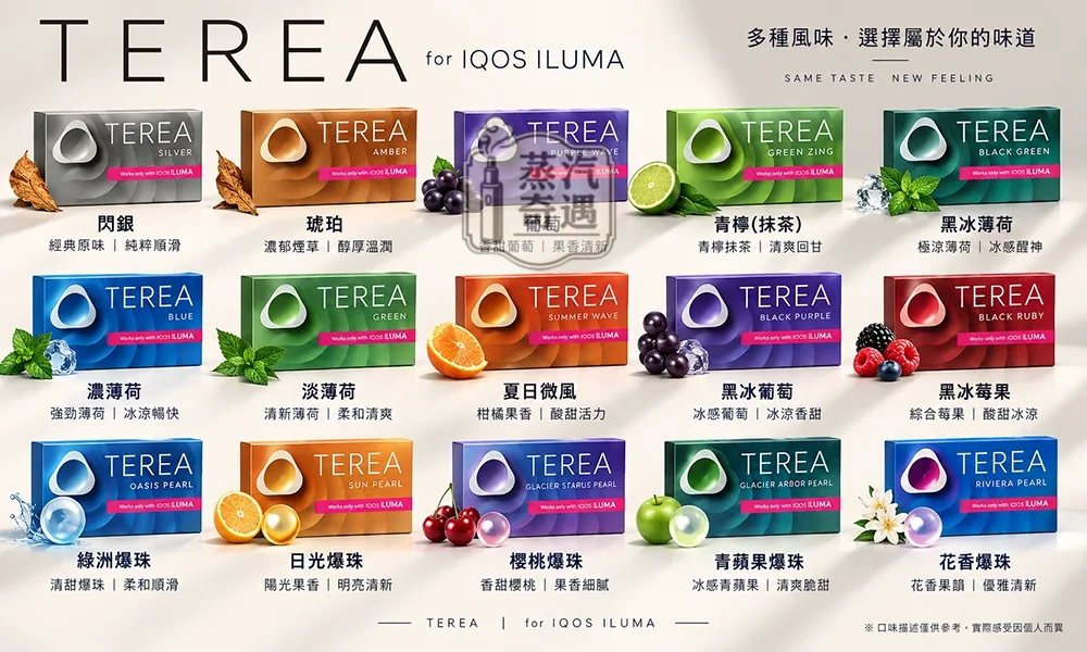 【14種口味】韓版TEREA煙彈 IQOS ILUMA主機專用 加熱菸彈 整條(10包) 換新包裝