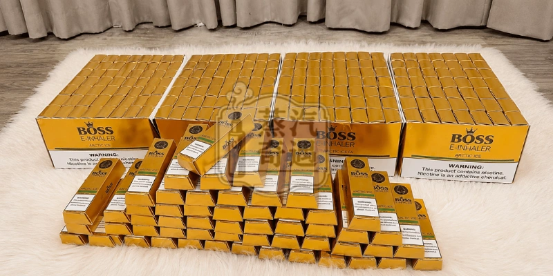 【北極冰/檸檬香草/葡萄口味】BOSS 金磚能量鼻吸棒|1000口便攜提神款 蒸汽奇遇現貨